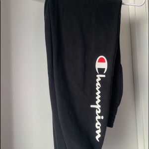 Black Champion sweatpants